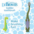Dr. Brown's Toddler Toothbrush, Dinosaur, Green, 1-Pack...