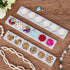 PH PandaHall 10pcs Bead Design Trays Bead Mat Beading Boards Felt Jewelry Bracelet Organizer Storage Tray for Jewelry Making Creating Bracelets Ne...