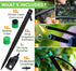 CARPATHEN 12pcs Drip Irrigation Emitters - Compatible with ¼ inch Drip Irrigation Tubing - 360 Degree Adjustable Flow Garden Irrigation Drippers f...