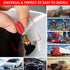 Red Auto Tire Valve Stem Caps: Tire Air Pressure Caps, Universal Schrader Valve Cap for Car Bike Truck Motorcycles...