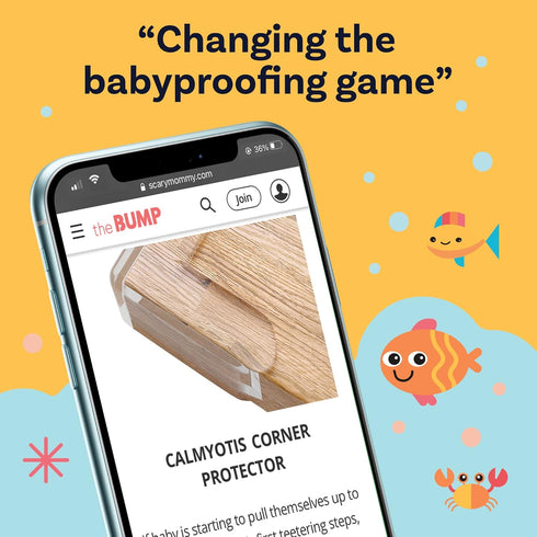 CalMyotis Corner Protector for Baby, Protectors Guards - Furniture Corner Guard, Edge Safety Bumpers - Baby Proof Bumper & Cushion to Cover Sharp ...