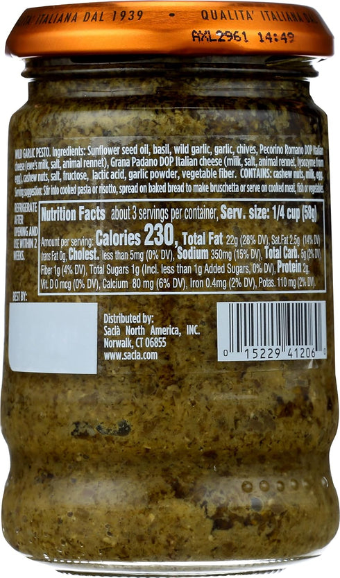 SACLA Wild Garlic Pesto, 6.7 OZ...