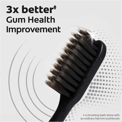 Colgate Keep Charcoal Replaceable Head Toothbrush Starter Kit, 2 Brush Heads...