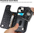 HAOPINSH for iPhone 15 Wallet Case with Card Holder, Black Leopard Cheetah Pattern Back Flip Folio PU Leather Kickstand Card Slots Case for Women ...