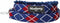 Blueberry Pet Scottish Argyle Fleece Padded Dog Leash with Soft & Comfortable Handle, 5 ft x 3/4", Royal Blue, Medium, Leashes for Dogs...