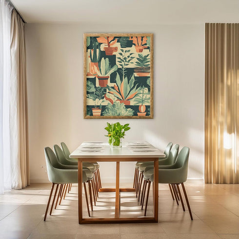 Posterizer 1 pcs-plants pots cactus cute art for plant lovers 8-Floral & Botanical Art-GIft for Men Women Teens-Decor for Home & Office- unframed ...