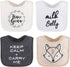 The Peanutshell Baby Boy or Girl Terry Bibs Set of 8-100% Cotton, Soft, Absorbent Baby Bibs for Boys and Girls, Unisex Toddler Set, Newborn & Infa...