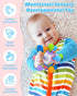 Baby Teething Toys for 0-6 6-12 Months Ages 0-2, Tummy Time Montessori Toys for Babies 0 3 6 9 12 18 Months, Newborn Infant Rattles Chew Sensory T...