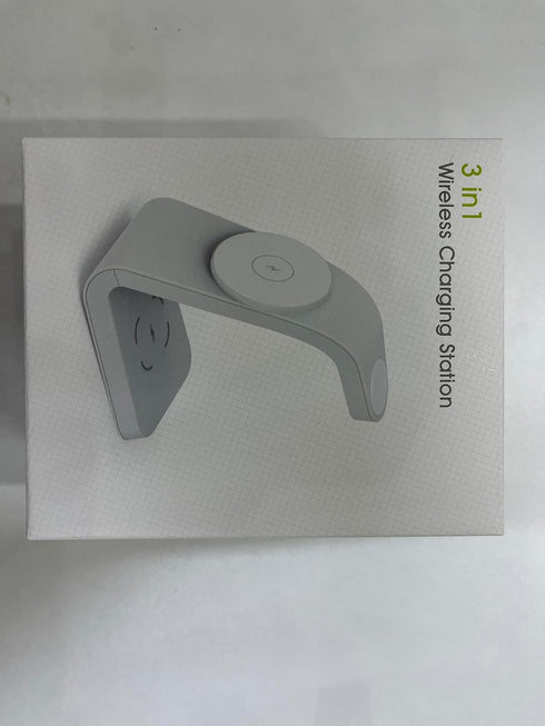 Wireless Charger, Magnetic Wireless Charger Compatible with iPhone 15 Pro/14/13/12 Series, Wireless Charging Station for Apple Watch Ultra 2/9/8/S...