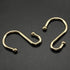 Gold Shower Curtain Rings Hooks, Set of 12 CHICTIE Decorative Shower Curtain Hooks, Premium Metal Rust Resistant S Shaped Hooks Hangers for Bathro...