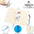Pentalic 4" x 6" Pocket Sketchbook Traveler Journal, 160 Pages, Bright Blue...