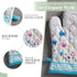 Maison d' Hermine Oven Gloves 100% Cotton Oven Mitt 7" x 13" with Loop Heat Resistant, BBQ, Cooking Gloves, Baking, Grilling, Kitchen, Handling Ho...