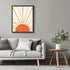 Posterizer 1 pcs-Boho Minimalist Abstract Sunshine-Abstract & Modern Art-Gift for Nature, Surfers and Beach Lovers - Chic Home and Kitchen Decor -...
