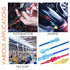 120pcs Male and Female Spade Connectors 24-10 Gauge Nylon Fully Insulated Wire Quick Disconnect Electrical Crimp Terminals Connector Assortment Se...