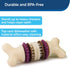 PetSafe Busy Buddy Bristle Bone - Treat-Holding Toy for Dogs - Treat Rings Included - Treats Thoroughly Mixed During Bake to Prevent Choking - Rig...