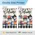 4th of July Patrioctic Cat Garden Flag 12x18 Inch Vertical Double Sided Welcome Floral Cat Memorial Day Independence Day Outside Yard Party Decora...