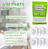 AMI PARTS W10346771A Produce Preserver Replacement Part Compatible with Refrigerators(4 replacements-8packs)...