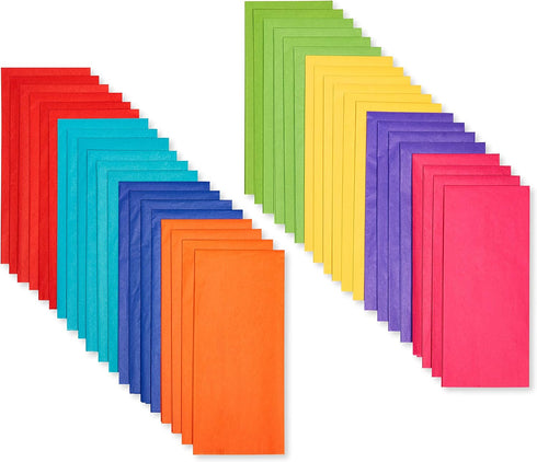 American Greetings 40 Sheet 20 in. x 20 in. Bold Colored Tissue Paper for Graduation, Birthdays and All Occasions...