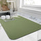 Dish Drying Mat for Kitchen Counter, Heat Resistant Drainer Mats with Non-slip Rubber Backed, Hide Stain Kitchen Super Absorbent Draining Mat, Eas...