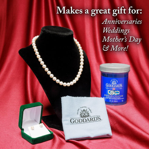 Goddard's Jewelry Cleaner, Tarnish Remover, Cleaning Solution for Silver, Gold, Diamond, Gemstone Jewelry, Ammonia Free, Includes Brush & Basket, ...