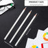Outus Sewing White Fabric Pencil Bulk 24 PCS Dress Marker Tailor Pencil Water Soluble Pencil for Fabric Wipe Quilting Pencil Washable Marking Penc...