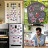 Whaline 24Pcs Patriotic Refrigerator Magnets 4th of July Stars Fireworks Refrigerator Magnetic Stickers Stars and Stripes Magnetic Decals for Inde...