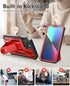 for iPhone 13/14 Protective Case: for iPhone 16e Cover with Built-in Kickstand | Heavy Duty Military Grade Hard Protection Shock Proof | Durable D...