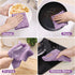 Homaxy 12 Pack Kitchen Dish Cloths (10 x 10 Inches, Purple), Super Soft and Absorbent Coral Velvet Dish Towels, Nonstick Oil Fast Drying Microfibe...