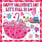 Valentine's Day Classroom Bulletin Board Decoration Let's Fall in Love Cut Outs Bulletin Board Set Valentines Love Heart Paper Cut outs Bulk with ...