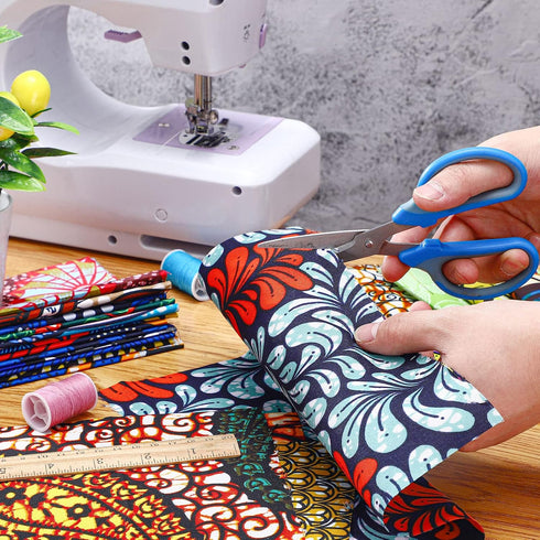 Mixweer 40 Pcs African Cotton Fabric Square No Repeat Quilting Fabrics Bundles African Wax Fabric Cotton Ankara Fat Quarters for DIY Sewing Cloths...