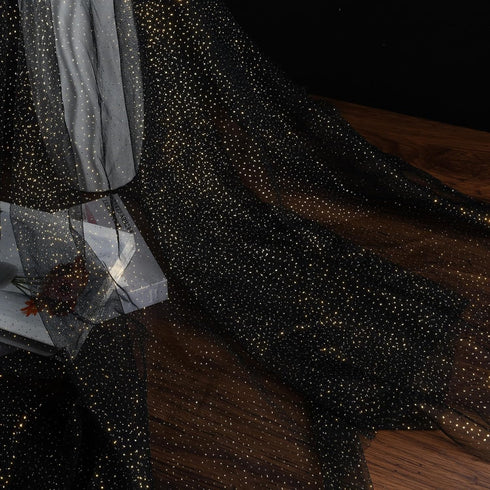 60" x 8 Yards Glitter Tulle Fabric Rolls for Bridal Veil Tutu Skirts Tulle Bolt Ribbons DIY Sewing Crafts Wedding Arch Bridal Showers Decoration P...