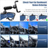 360 Degree Rotation Dashboard Cell Phone Holder for Car Clip Mount Stand Suitable for 4 to 7 inch Smartphones (Black)......