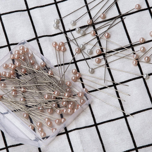 AIEX Pearl Head Pins Sewing Pin Corsages Pins Straight Head Pins for Sewing Banquet Wedding Party Anniversary Decorations (320pcs)...