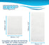 HQRP 3-Pack Filter Kit compatible with Miele S200 Series S240, S241, S246, S250, S251i, S256, S256i, S290, S291, S292 Compact Canister Vacuum Clea...