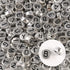 Yochus 1000pcs Silver Mixed Round Acrylic Beads 4x7mm Black Alphabet Number Heart Shape Bead for Jewelry Making and DIY Bracelets...