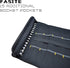 FASITE Tool Roll Organizer - 35 Pockets Roll Up Bag Wrench/Pliers Pouch for Craftwork Handyman Electrician Plumber Mechanic, Black...