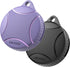 Encased Waterproof Airtag Case Compatible with Apple Airtag Keychain Holder Black Purple - 2 Pack...