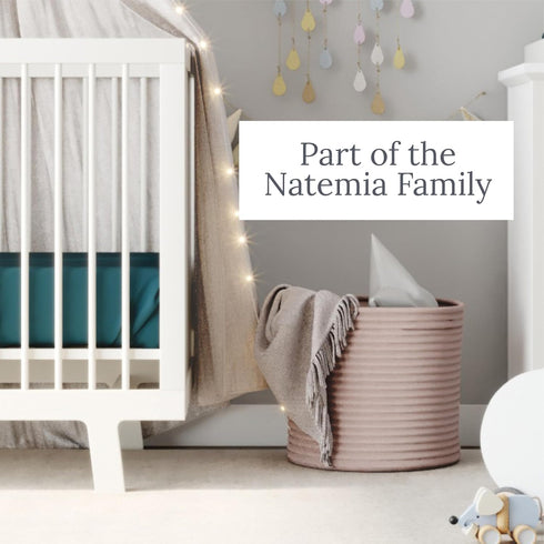 Natemia Fitted Pack and Play Sheet - 100% Organic Cotton - for Standard Size Playard, Pack n Play, and Mini Crib Mattress - Ultra Soft, Thick & St...