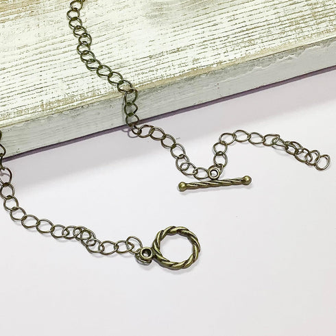 Heather's cf Bronze Swirl Toggle Clasps Toggle Findings for Bracelets 100 Set...