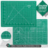 Density-upgraded 9"x12" Self Healing Cutting Mat, Idemeet Rotary Sewing Mat for Crafts, 5-Ply Blade Table Protector Cut Board for Fabric Leather C...