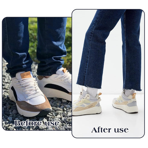 4PCS Hemming Tape for Pants, Iron On Fabric Tape Instant Hem Tape 2.5cm ×1m No Sewing Required Washable Self Adhesive Trousers Mouth Paste Edge Fa...