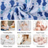 Viviland Baby Washcloths, Super Soft Baby Bath Towels for Newborn 24 Pack, Absorbent Face & Body Wash Cloth for Baby Boy, Whale Bro Pattern, 9 x 9...