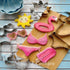 LILIAO Summer Beach Cookie Cutter Set - 6 Piece - Sun, Flamingo Float, Popsicle, Heart Sunglasses and Bikini Biscuit Cutters - Stainless Steel...