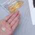 200 Pcs 70mm/2.76 Inch 21 Gauge Straight Ball Pins for Craft Earring Bracelet Necklace Pendant DIY Jewelry Making, Silver & Gold Color...