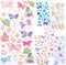 Cute Craft Stickers, Aesthetic Glitter, Tear-Resist, Waterproof Decals for Laptop, Water Bottle, Hydroflasks, Scapbooking, Planner Pack for Teens,...