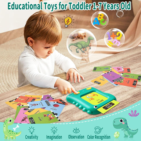 Bilingual Toddler Talking Flash Cards, 280 English & Spanish Sight Words,Kids Toddler Speech Therapy Toys for 2 3 4 5 Year Old Boys Girls,Preschoo...