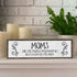 Moms Are The People Who Know Us Best & Love Us The Most - Metal Wood Sign – Cute Rustic Wall Decor Art - Modern Home Décor - Farmhouse Decorations...