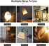 Rechargeable Light Bulbs, Battery Operated Light Bulb with Remote E26 LED Emergency Lightbulbs Warm White CCT with Timer Dimmable for Wall Wireles...