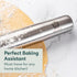 Ultra Cuisine French Rolling Pin for Baking – Use with Pizza, Cookie, and Pastry Dough, Fondant and Pie Crust – Tapered Design Bread Roller Pin, S...