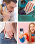 Magnetic Wallet for Apple MagSafe, Card Holder for iPhone 15/14/13/12 Pro Max/Pro/Plus, Unisex, White, Faux Leather......